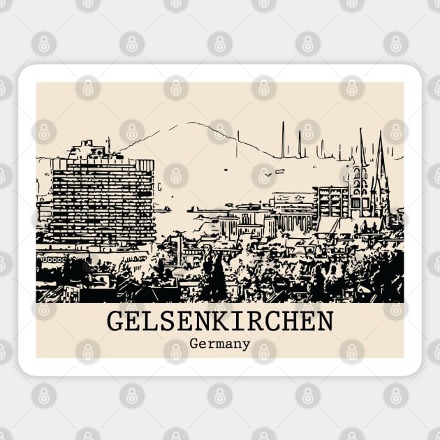Gelsenkirchen - Germany Magnet by Lakeric